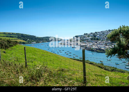 Estuaire de Salcombe et de Kingsbridge, vue depuis Snapes point. Salcombe, South Hams, Devon. ROYAUME-UNI Banque D'Images