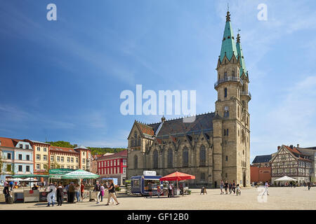 Lieu église Notre Dame à Meiningen, Allemagne Banque D'Images