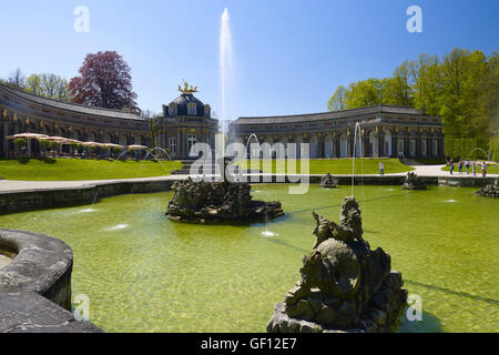 À l'orangerie avec Sonnentempel Eremitage à Bayreuth, Allemagne Banque D'Images