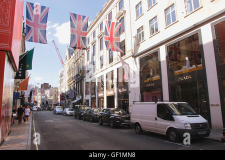 Prada Store Old Bond Street Londres Banque D'Images