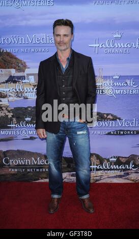 Los Angeles, CA. 27 juillet, 2016. Dylan Neal aux arrivées de marque Summer TCA événement, résidence privée, Los Angeles, CA, 27 juillet 2016. Credit : Elizabeth Goodenough/Everett Collection/Alamy Live News Banque D'Images