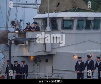 Weymouth, Dorset, UK. 28 juillet, 2016. Tournage de Dunkerque à Weymouth, Dorset Crédit : Frances Underwood/Alamy Live News Banque D'Images