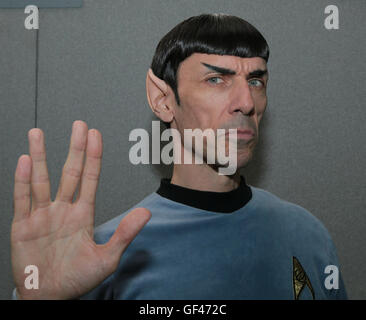 Londres, Royaume-Uni. 29 juillet, 2016. Un Monsieur Spock se ressemblent, toutes les 6 à 8 pieds de lui la London Film et bande dessinée. Con tenu à l'Olympia de Londres/Quezada-Neiman Crédit : Paul Alamy Live News Banque D'Images