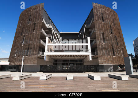 Construction de la Biomedical Research Park de Barcelone, Catalogne, Espagne. Banque D'Images