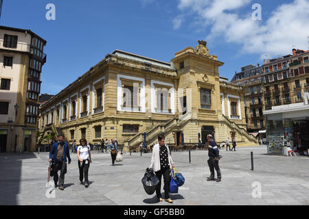 Pescaderia ou marché de poisson de Donostia San Sebastian espagne Pays basque Banque D'Images