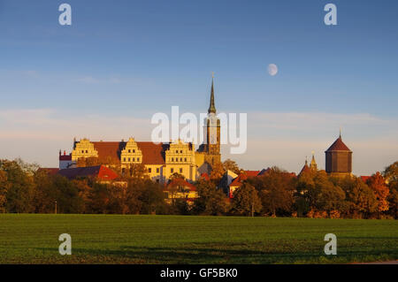 Meißner Dom und Wasserturm - ville Bautzen en Haute-lusace, Allemagne Banque D'Images