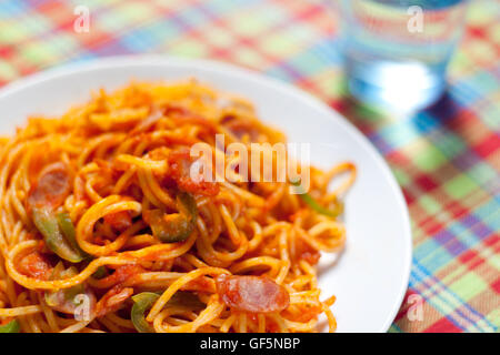 Saveur ketchup japonais appelé spaghetti spaghetti napolitan Banque D'Images