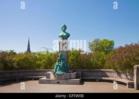 Copenhague, Danemark - Monument à partir de 1912 de la princesse Marie d'Orléans et de la princesse danoise par mariage Banque D'Images