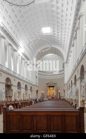 A l'intérieur de l'église de Notre Dame à Copenhague, la capitale du Danemark Banque D'Images