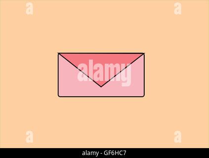 Enveloppe postale Illustration de Vecteur