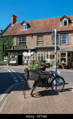 Le centre-ville de Holt, North Norfolk, Angleterre Banque D'Images