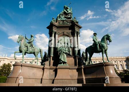 Maria Theresa Monument - Vienne - Autriche Banque D'Images