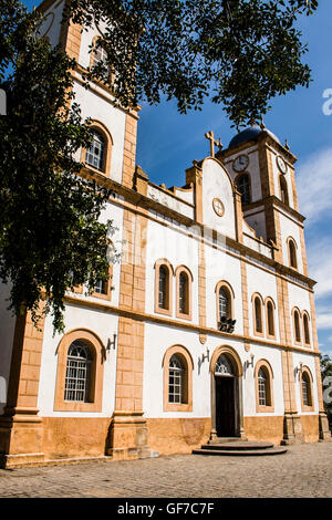 L'architecture coloniale dans le sud de l'église au Brésil. Sao Francisco do Sul, Santa Catarina, Brésil Banque D'Images