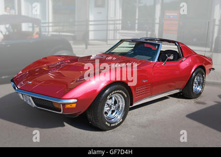 Chevrolet Corvette 1972 ; Antique car Banque D'Images