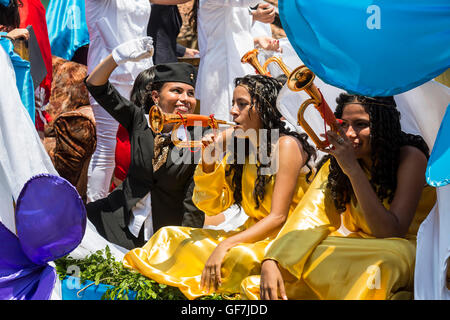 El Sauce, Nicaragua - juin 2016. Carnaval dans les rues de El Sauce Banque D'Images