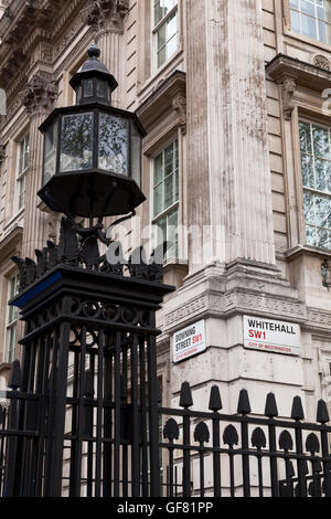 Downing Street, Westminster, Londres, Angleterre, Royaume-Uni Banque D'Images