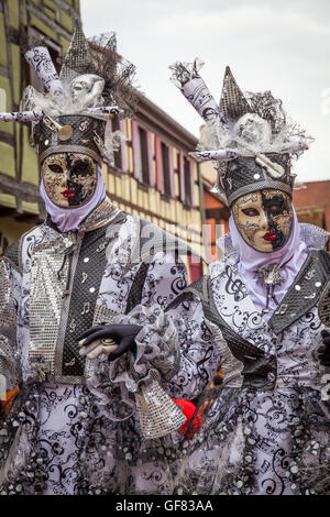 Défilé de Venise à Riquewihr village. Banque D'Images