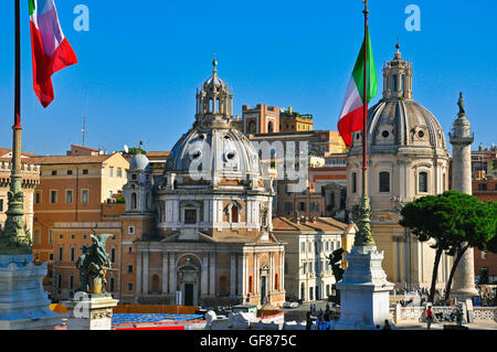 Basilique Ulpia, Rome, Italie Banque D'Images