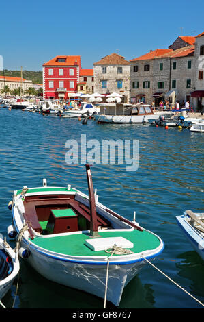 Stari Grad, île de Hvar en Croatie Banque D'Images