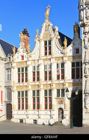 L'ancien greffe civil (1534-1537) dans le style Renaissance à Bruges, Belgique Banque D'Images