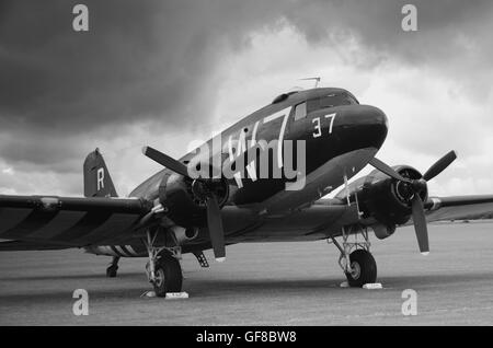 Douglas C-47 à Duxford Banque D'Images