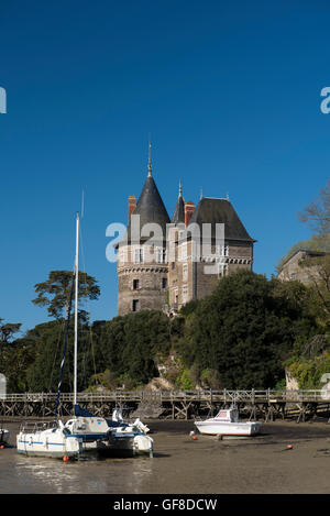 Port de Pornic, Loire Atlantique, France Banque D'Images