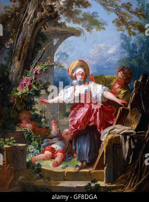 Jean-Honoré Fragonard - Blind-Man-Maillard Banque D'Images