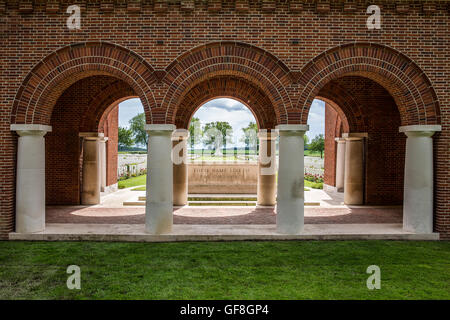 Cimetière de Londres à des Bois France sur le champ de bataille de la Somme Banque D'Images