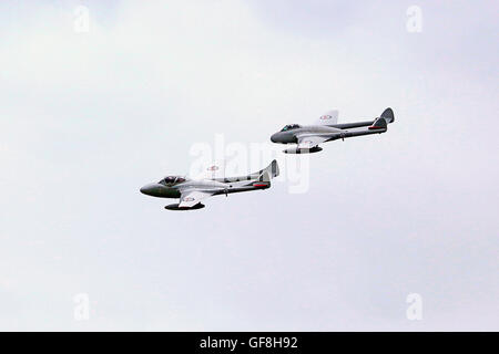 Le de Havilland Vampire. L'Ecosse de l'aéronautique Banque D'Images