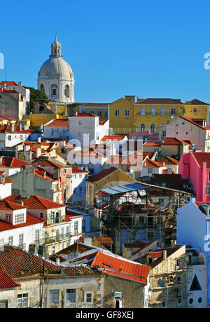 Le panthéon de Lisbonne et de l'Alfama, Portugal Banque D'Images