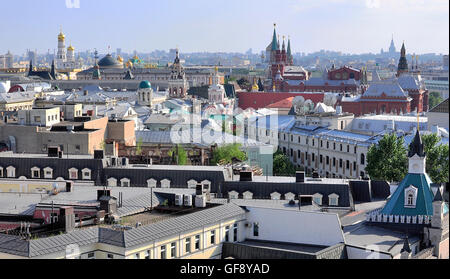 Panorama de la ville de Moscou, Russie Banque D'Images