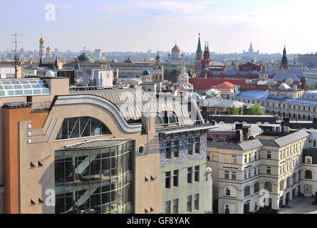 Moscou, Russie - Mai 21 : Vue sur le centre-ville de Moscou le 21 mai 2015. Moscou est la capitale et la plus grande ville de la Russie. Banque D'Images