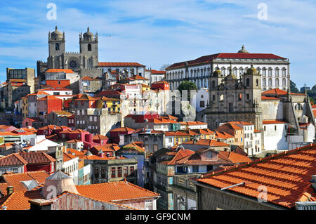 Centre historique de Porto, magic view Vue de Banque D'Images