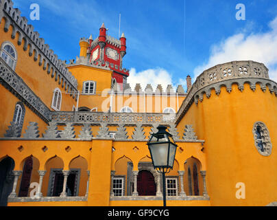 Palais de Pena à Sintra, Portugal Parc National Banque D'Images