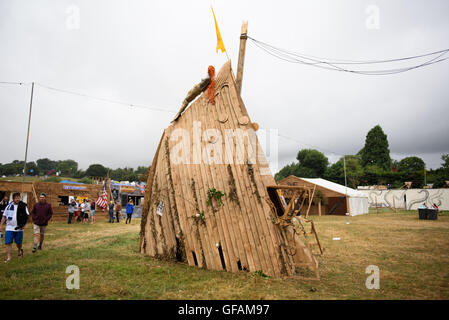 Hertfordshire, Royaume-Uni, le 29 juillet, 2016. Standon appelant Festival, Hertfordshire, Royaume-Uni. Credit : Sean Hood/Alamy Live News Banque D'Images