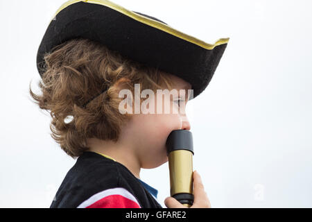 Swanage, Dorset, UK. 30 juillet, 2016. Le tout premier festival pirate pirate de Purbeck, Festival, a lieu à Swanage en juillet. Credit : Carolyn Jenkins/Alamy Live News Banque D'Images