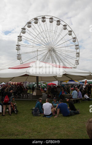 Towcester Silverstone,UK,,30 Juillet 2016,la grande roue à Silverstone Classic 201 Crédit : Keith Larby/Alamy Live News Banque D'Images