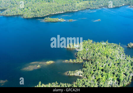 Contryside ontario canada nature vues aériennes lake forest Banque D'Images