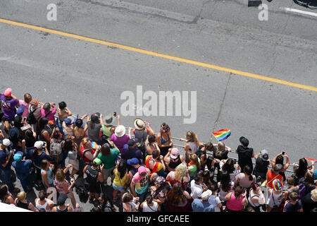 Gay Pride Toronto 2016 Banque D'Images