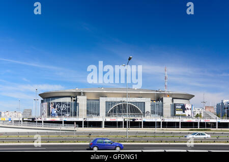 Belgrade, Belgrade : Arena de Belgrade dans la nouvelle municipalité de Belgrade, Serbie, , Banque D'Images