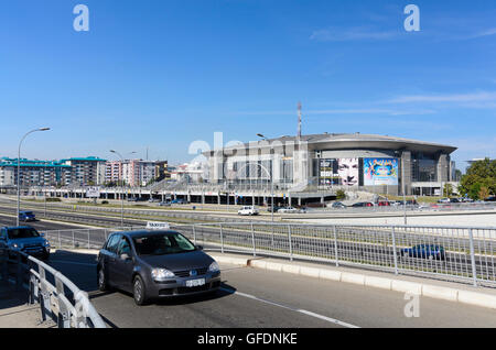 Belgrade, Belgrade : Arena de Belgrade dans la nouvelle municipalité de Belgrade, Serbie, , Banque D'Images