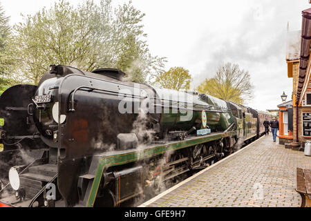 Arley gare sur la Severn Valley Railway, Worcestershire, Angleterre, RU Banque D'Images