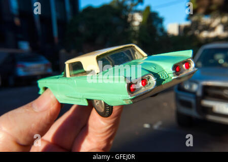 Modèle rétro voiture Ford Thunderbird, Melbourne, Victoria, Australie Banque D'Images