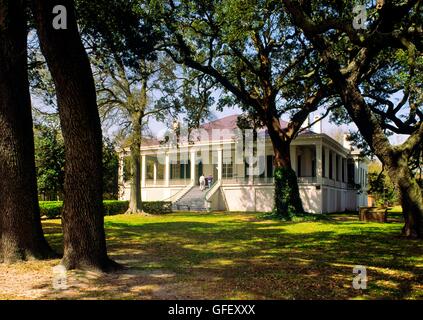 Beauvoir dans la côte du golfe du Mississippi ville de Biloxi, États-Unis. Accueil de l'ancien président de la Confédération Jefferson Davis Banque D'Images