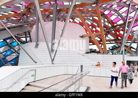 Fondation Louis Vuitton - Paris - France Banque D'Images