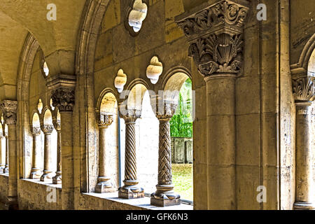 Königslutter am Elm (Niedersachsen), Kaiserdom, Kreuzgang ; cathédrale impériale (Basse-Saxe, Allemagne) Banque D'Images