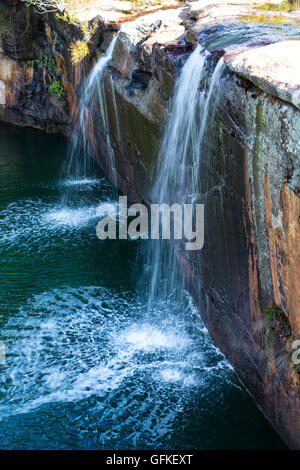 Coote Creek cascade à Wattamolla Royal National Park Sydney Australie Banque D'Images