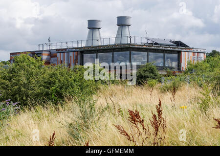 L'environnement et de l'éducation RSPB Rainham Centre en Réserve Naturelle des Marais de Londres Angleterre Royaume-Uni UK Banque D'Images