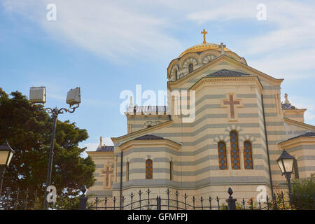 La Cathédrale Saint Vladimir Chersonesus péninsule de Crimée Banque D'Images