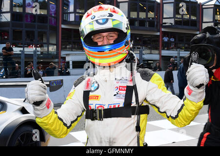 Spa Francorchamps, France. 31 juillet, 2016. 24 Heures de Spa endurance. # 99 ROWE RACING (DEU) BMW M6 GT3 ALEXANDER SIMS (GBR) : Action de Crédit Plus Sport/Alamy Live News Banque D'Images